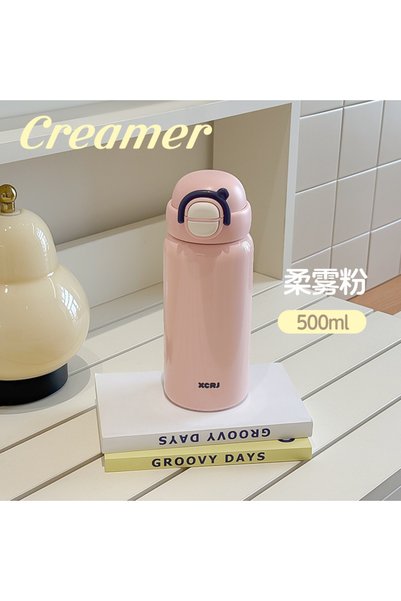 Generic غطاء مزدوج للشرب معزول من الفولاذ المقاوم للصدأ مع شفاطة للطلاب بتصمي...