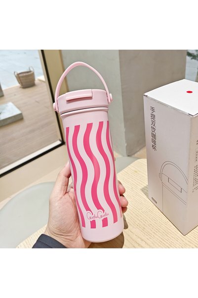 Generic Stainless Steel Vacuum Insulated Coffee Cup Dual Drink Handle Tumbler