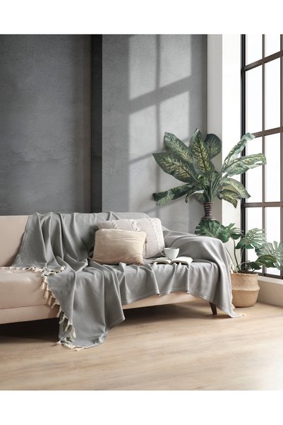 ENESSA 170x230, 2-Pack, 100% Cotton Sofa Cover, Non-Slip Design