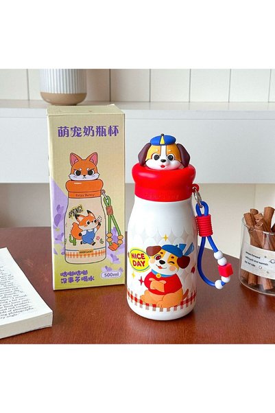 Generic Stainless Steel Insulated Cup Tea Filter Student Kids Straw Portable