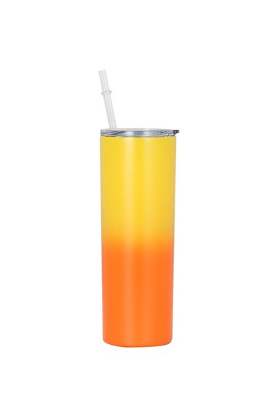 Generic كوب ثلج من الفولاذ المقاوم للصدأ بجدار مزدوج مع قشة كبيرة للطلاب والأ...