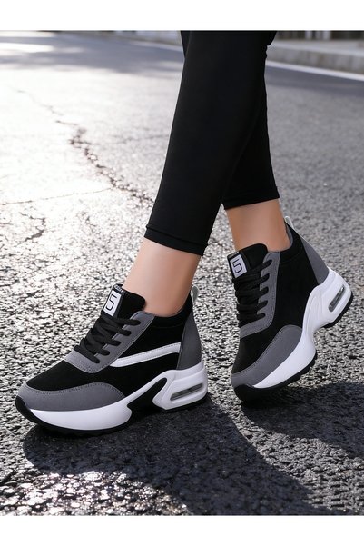 SOSENFER Women's Running Shoes, Fashion Casual Sports Shoes with Thick Soles ...