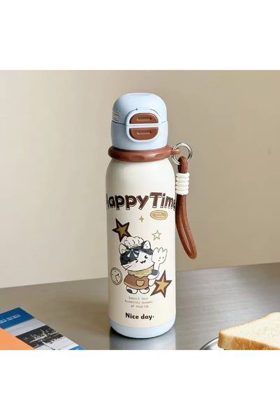 Generic Stainless Steel Vacuum Dual Drink Insulated Cup Student Backpack