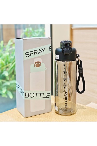 Generic Sports Spray Water Bottle Dual Drink Large Straw Cycling Outdoor