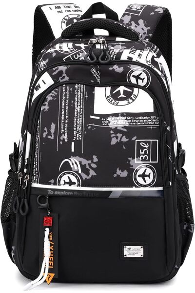 Generic School Backpack for Boys, Back to School Book Bag for Secondary Schoo...