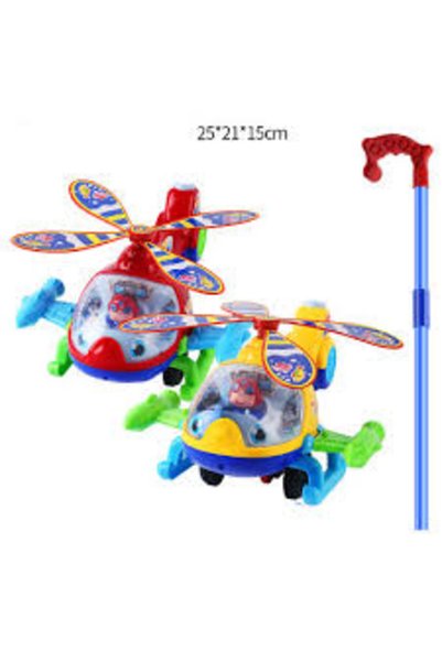 OEM Elicopter de jucărie cu pilot în cabină transparentă și elice mare, de îm...