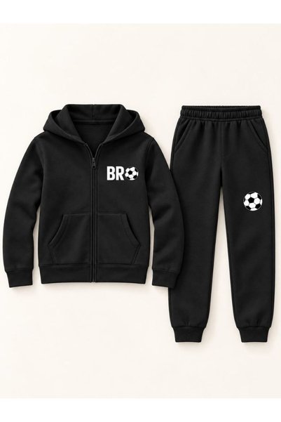 cm buseyiz Set de trening unisex Busekids cu glugă, cu fermoar și cu imprimeu...