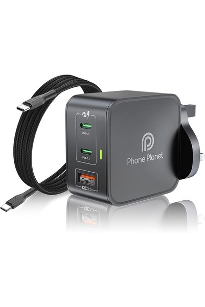 Generic 65W USB C Charger GaN Fast Charger Type C Charger 3-Port PD&QC PPS Wa...