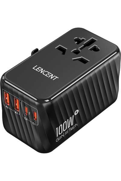 Generic Universal Travel Adapter, 100W GaN International Fast Charger