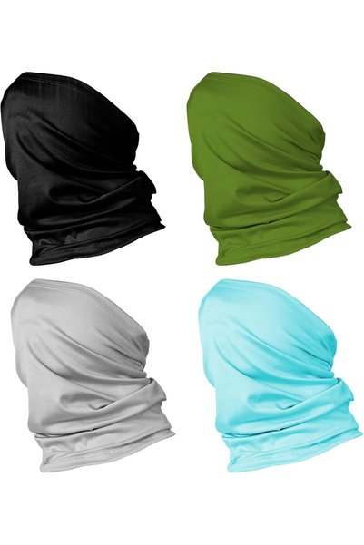 Generic 4Pack Neck Gaiter Face Mask, Neck Gaiter Face Mask Scarf Dust Sun Pro...