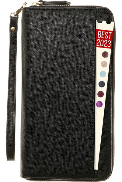 GENERAL Travel Wallet Family Passport Holder RFID Travel Document Organizer –...