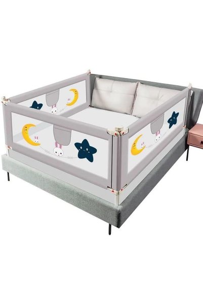 Generic Bed Rail for Toddlers 1.8m, Adjustable Height Safety Bed Guardrail wi...