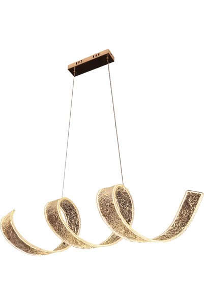 Generic Brand Modern golden chandelier, yellow light color, 20 watts