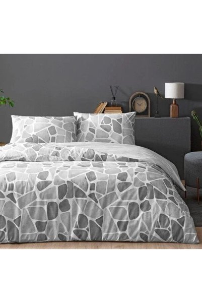shopwave Double Ranforce Snow Set Alvy Gray