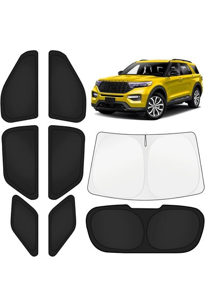 Generic Car Window Shades for Ford Explorer 2020-2025 2026 Windshield Sun Sha...