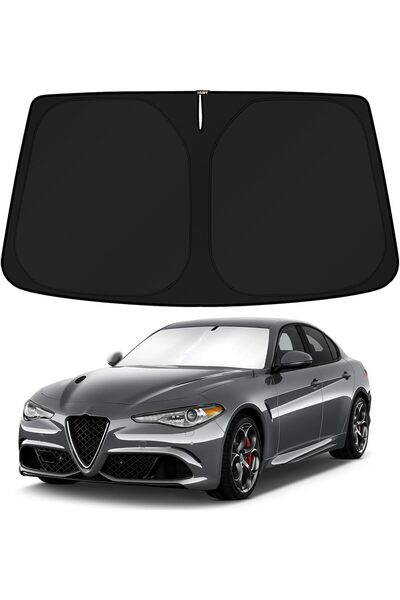 Generic Windshield Sun Shade for Alfa Romeo Giulia 2016-2024 2025 2026 Romeo ...