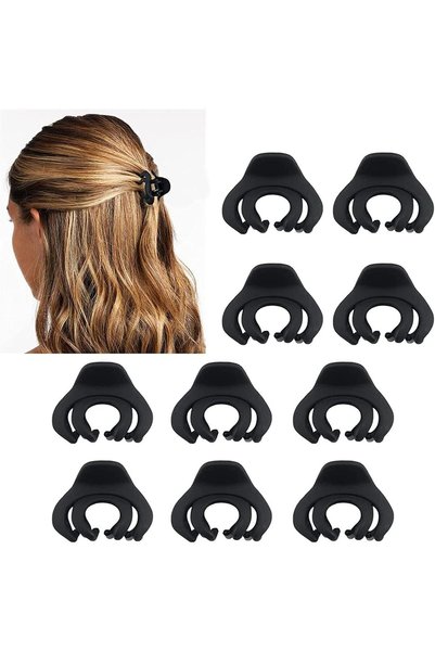 Generic Small Hair Clips, 10 PCS 4cm Tiny Hair Claw Clips for Women Girls, No...