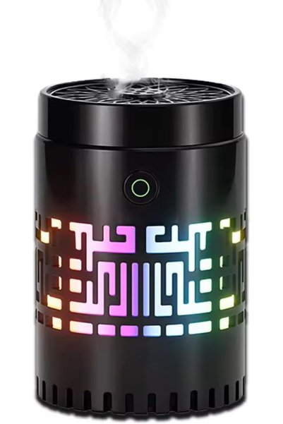 Generic Rechargeable Incense Burner with 16 Colorful Lights Remote Control an...