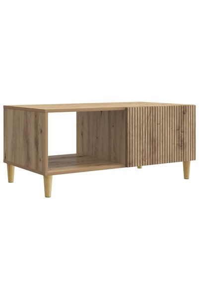 vidaxl Masă de cafea Stejar Artizanal 90 x 50 x 40 cm Lemn prelucrat