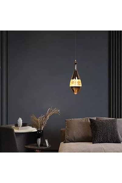 Generic Brand Modern Gold Color Lighting Fixture, Yellow, 5 Watts.