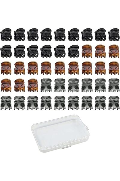 GENERAL Mini Hair Claw Clips for Girls and Women, 24 Pcs Small Claw Clips - H...