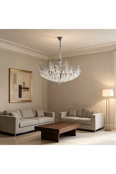 Generic Brand Modern Silver Area E14*14