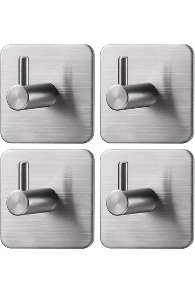 Generic Adhesive Hooks, Hooks for Hanging Wall Hanger Towel Hooks Heavy Duty ...