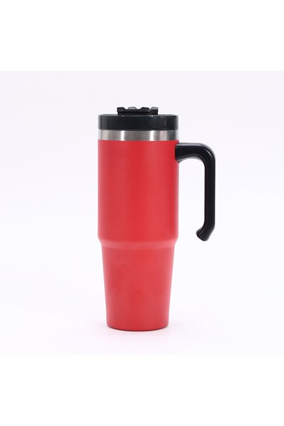 Generic 30oz 304 Stainless Steel Insulated Tumbler, Handle and Straw, Double ...