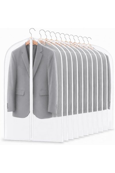 Generic Garment Bags,12 pack 60×100cm Dustproof Clothes Cover with Zipper Lon...