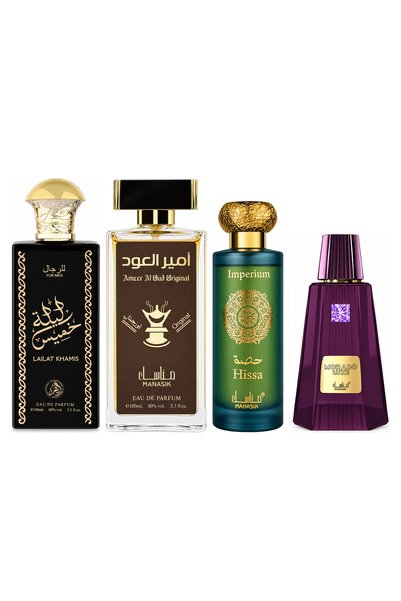 MANASIK Set 4 Manasik, Lailat Khamis + Ameer al Oud Original + Hissa Imperium...