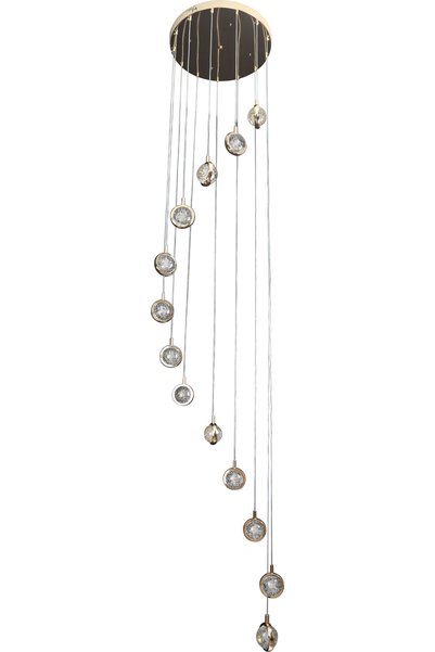 Generic Brand Najaf Elegant Prime Gold Finish with Lighting Color 3 Variable ...