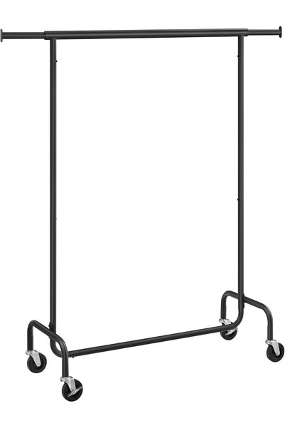Generic Clothes Rack on Wheels, Heavy-Duty Clothes Rail, with Extendable Hang...