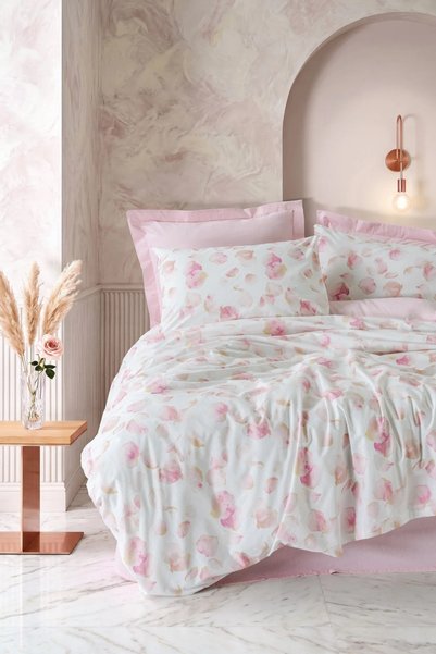 shopwave Modeline Rosalie Pink Double-Size Bedding Set