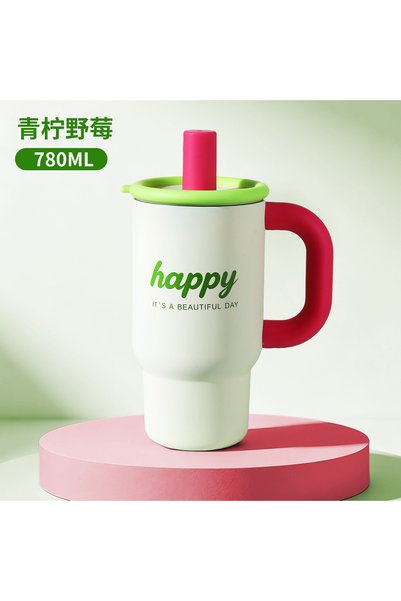 Generic 316 Stainless Steel Insulated Straw Tumbler, Large Capacity Vacuum Mu...