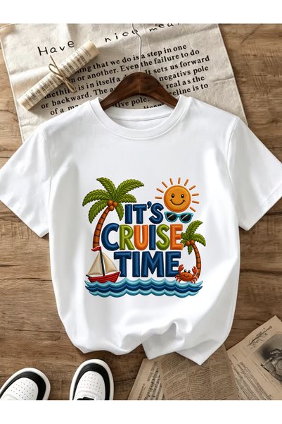Little YELLOW Duck 180g refined cotton short-sleeved shirt for men and women,...