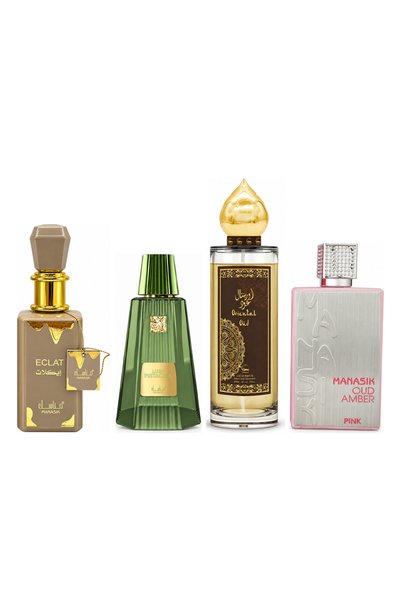 MANASIK Set 4 parfumuri Manasik, Eclat + Lush Pistachio + Oriental Oud + Oud ...