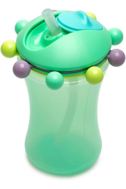Generic Spin Sippy Cup 11.5 oz - Fun & Educational Transition Straw Bottle fo...