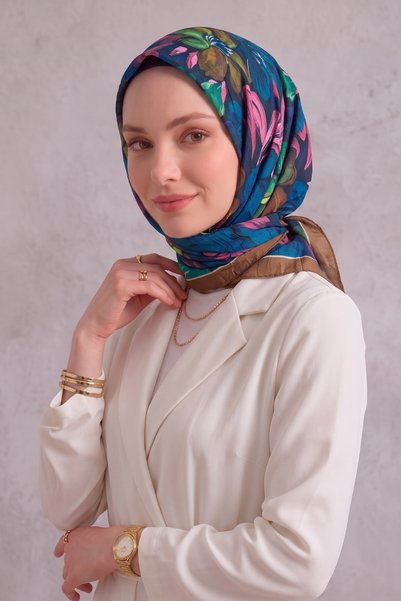 Eşarp Sokağı Patterned Bamboo Crash Scarf SPE-85