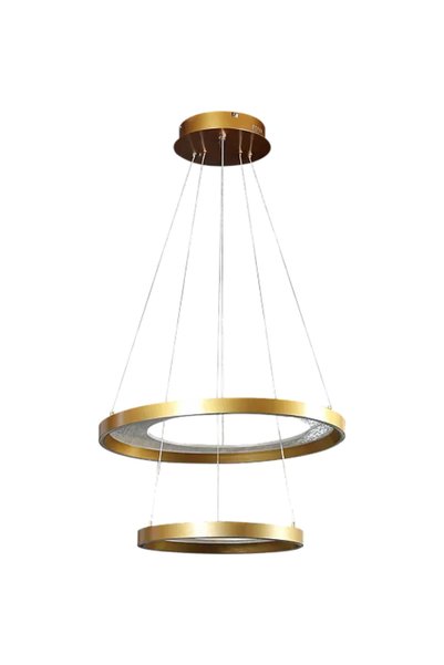 Generic Brand Modern Area 40 + 60 cm Gold Color Lighting 3 Lights 135 Watts