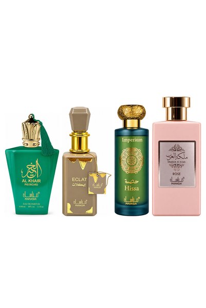 MANASIK Set 4 Manasik, Al Baraka Pistachio + Eclat + Hissa Imperium + Malikat...