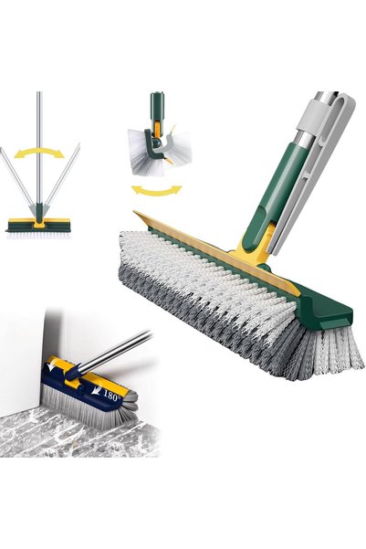 Generic Mop for Floor Cleaning, Floor Scrub Brush, 4 in 1 Multifunction Scrap...