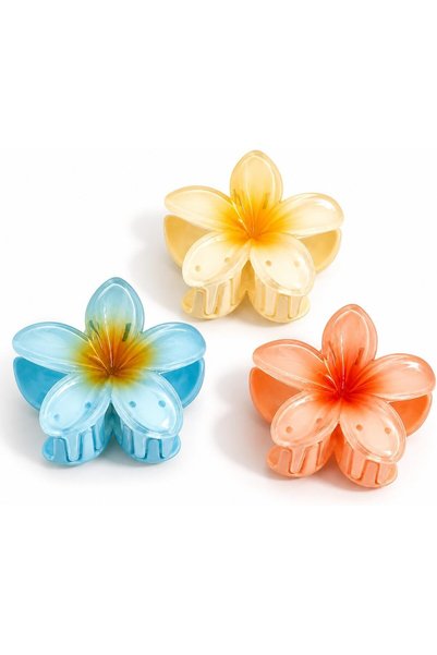 Generic Large Flower Claw Clips for Thick & Thin Hair – Strong Hold Non-Slip ...