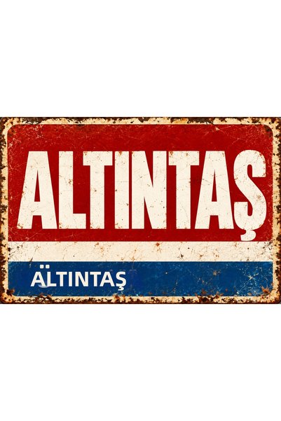 Lucena Altıntaş Kütahya – Tablou de perete retro-vintage din metal, cu design...