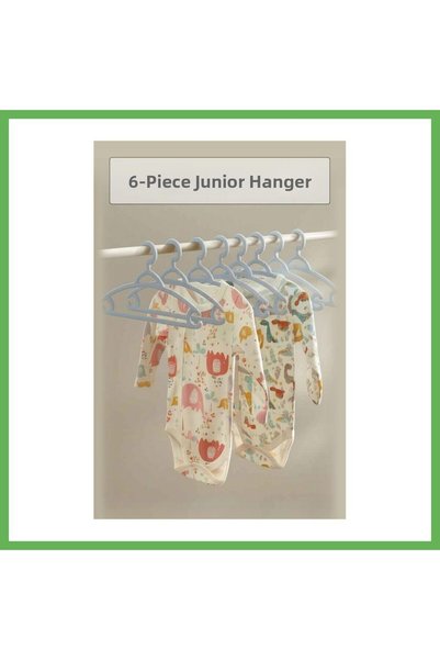 TheGencoo 6-Piece Baby Hanger & Baby Closet Hanger Set, Gray GEN01