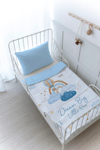Tuğba Kuğu Organik Baskılı Montessori (100x200) Yorgan Seti - Iconic Serisi -...