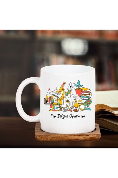 kitaplıhediye Fen Bilgisi Öğretmeni Tasarımlı Isme Özel Hediye Kupa - Öğretme...