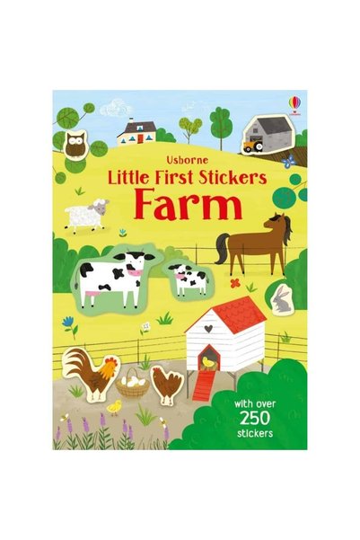 Usborne Album cu autocolante - Little first stickers farm