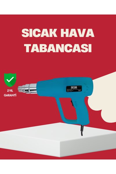 Marsilyan 2 Kademeli Güçlü Sıcak Hava Tabancası 380° – 500° Isı Ayarı TKNDY-BSVA