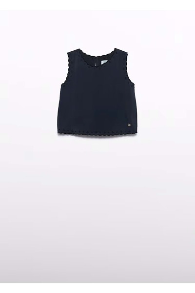 Abel & Lula Girl's Sleeveless Blouse Black