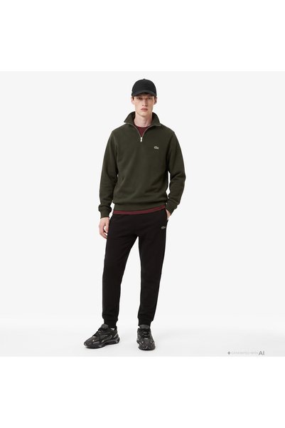 Lacoste Erkek Slim Fit Siyah Eşofman Altı